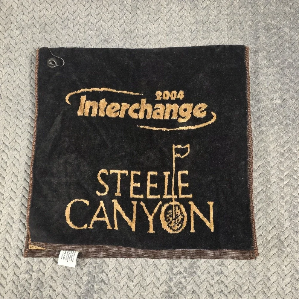 VTG 2004 Interchange Steele Canyon Meadow Ranch Pinecrest Mills Golf Towel 15x29